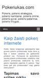 Mobile Screenshot of pokeriukas.com